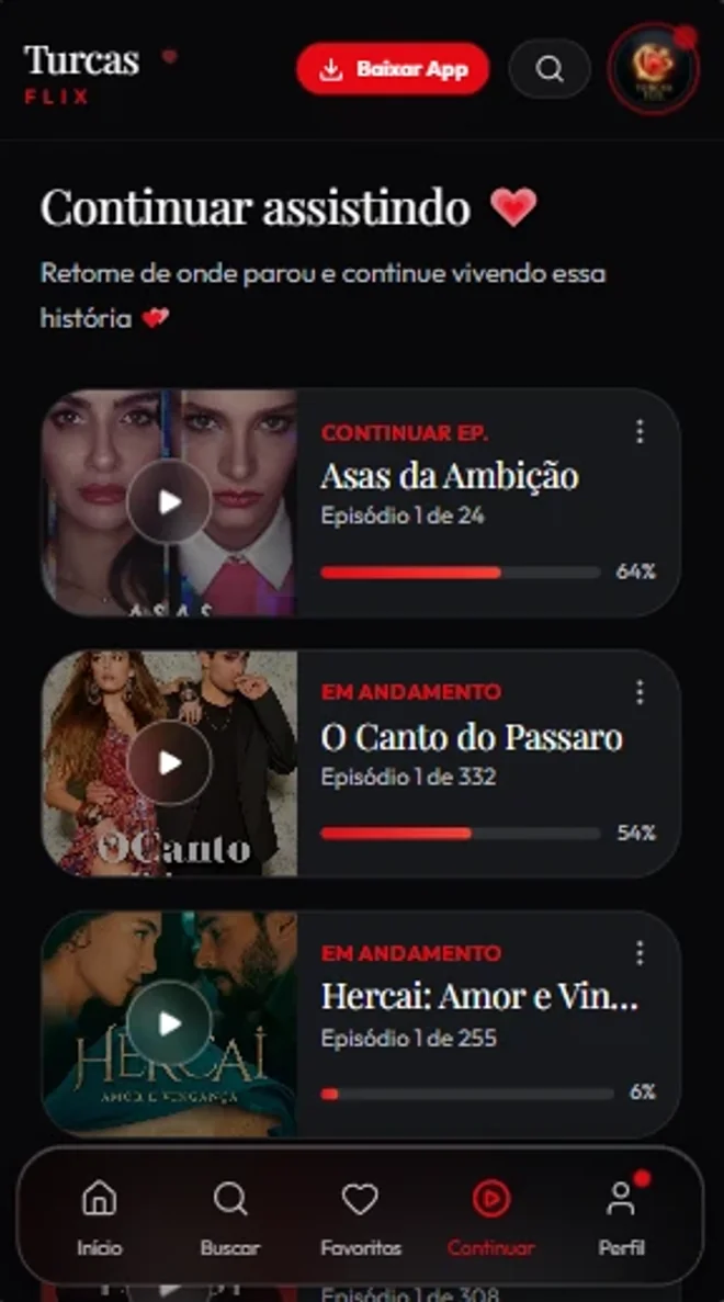 Continuar Assistindo